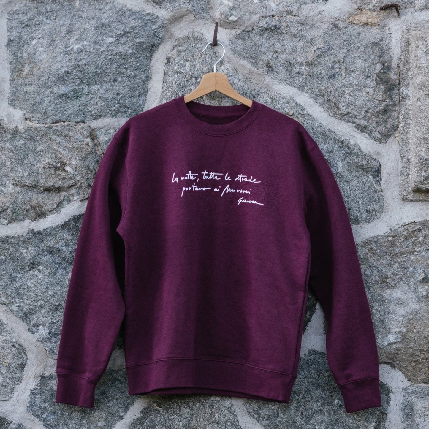 Felpa Unisex Firmata Giancarlo